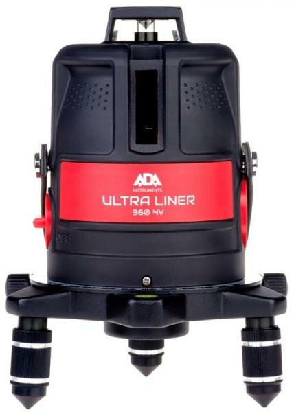 Уровень ADA ULTRALINER 360 4V дальность20(70)м точность0.3мм/м кейс