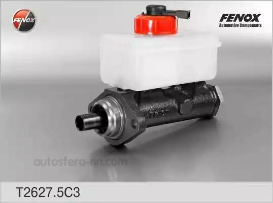 FENOX T26275C3 Цилиндр тормозной глав. ГАЗ 2410 чугун с бачком и датчиком