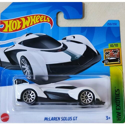 Hot Wheels Машинка базовой коллекции McLAREN SOLUS GT белая 5785/HKG70