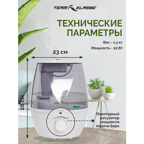 Увлажнитель воздуха Team Klasse RD340 белый фиолетовый 89900₽