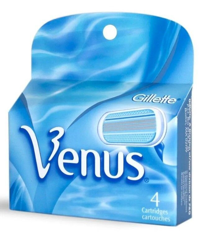 Сменные кассеты для бритья Gillette Venus - 4 штуки