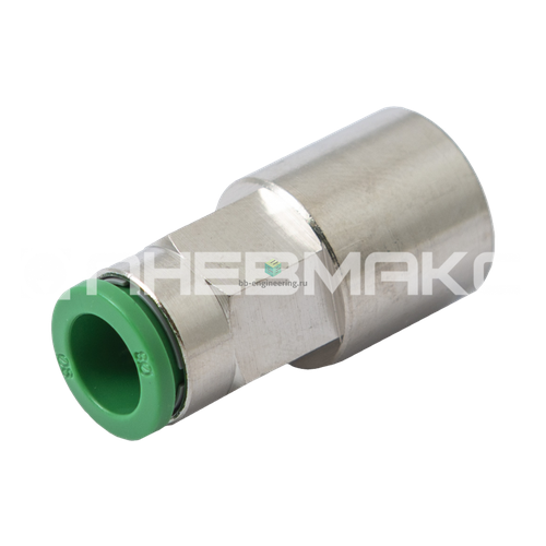 020814 PNEUMAX - Штуцер прямой с внутр резьбой цанговый G14-8 мм 533₽