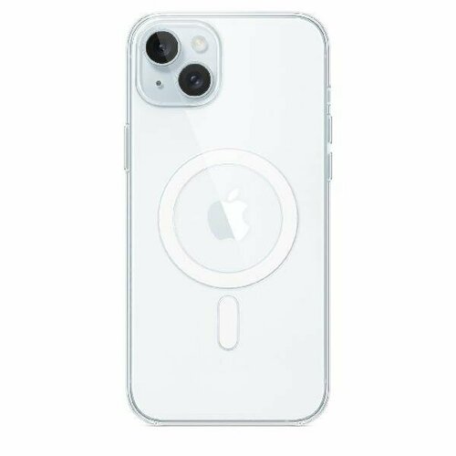 Чехол Apple iPhone 15 Plus Clear Case MagSafe чехол apple iphone 15 plus finewoven case magsafe evergreen mt4f3