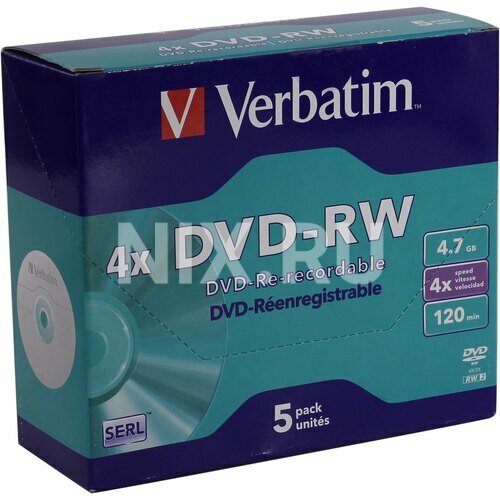 Диск DVD-RW Verbatim 43285