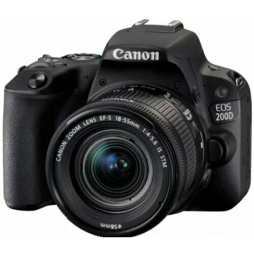 Фотоаппарат Canon Eos 200D kit EF-S 18-55mm is iii черный 5358900₽