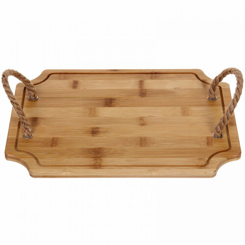 Доска бамбуковая для подачи и сервировки 