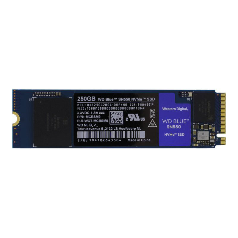 250 ГБ Внутренний SSD диск Blue SN550 M.2 PCI-E 3.0 (WDS250G2B0C)