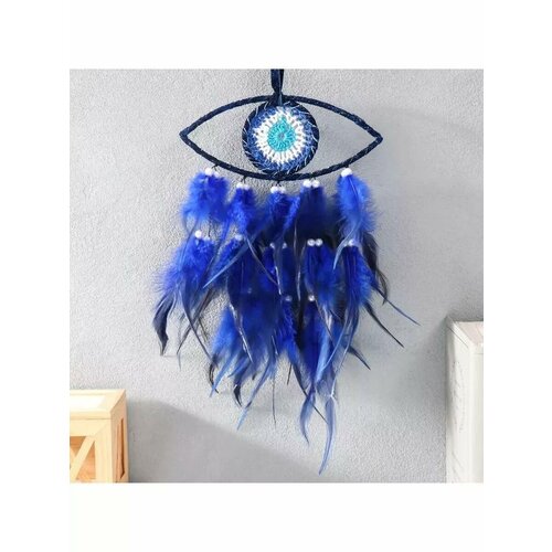 Ловец снов Глаз от сглаза сине-чёрный 19х48 см 1158₽