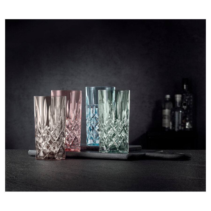 Набор стаканов высоких Nachtmann Noblesse Colors 2шт, розовый - фото №13