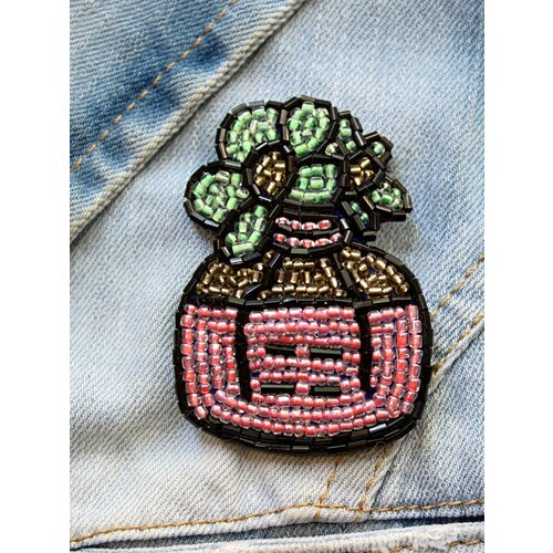 Брошь CRAZY CRYSTAL, желтый, зеленый