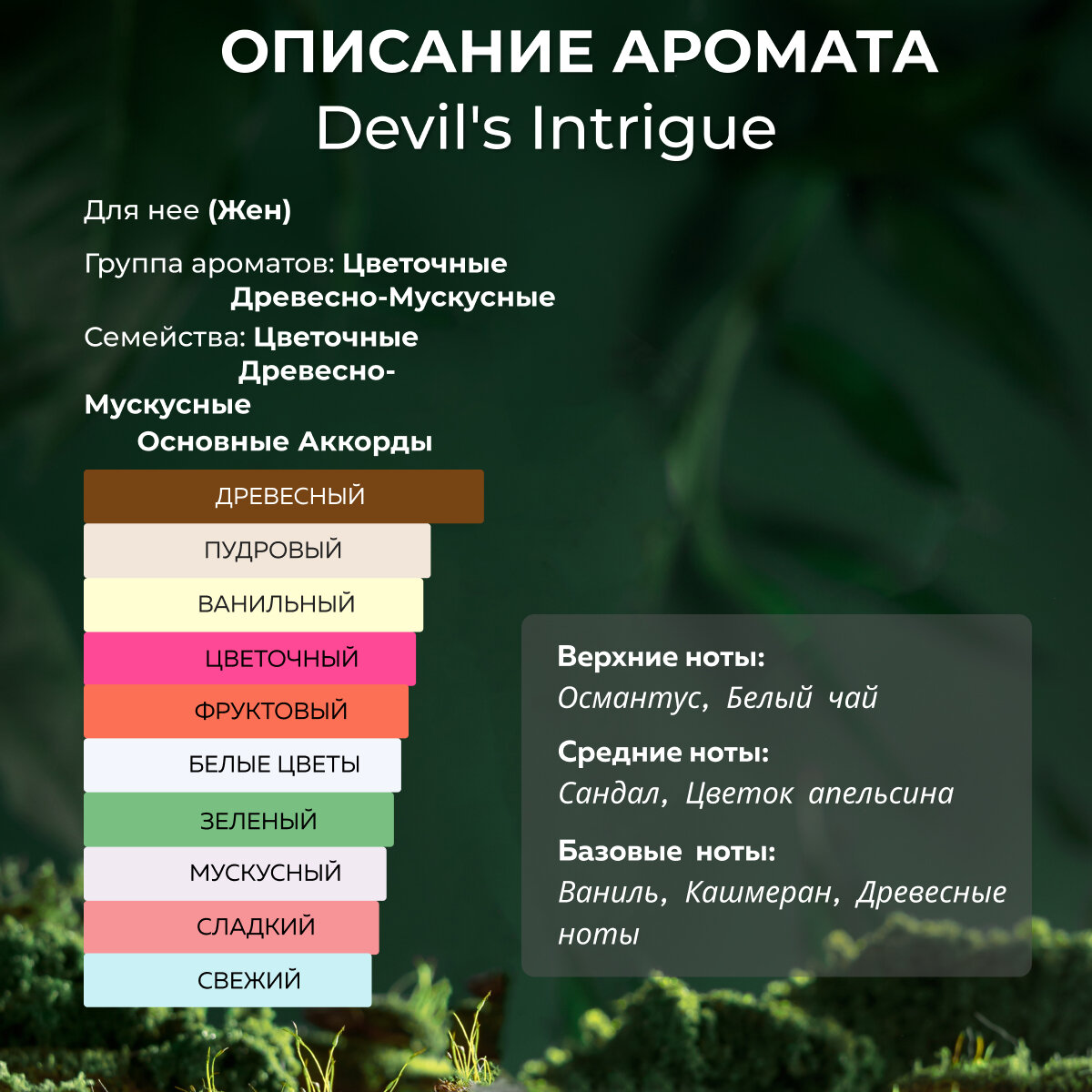 Gratusi Parfum Devil's Intrigue духи женские масляные 15 мл (спрей) + подарок — фото 1