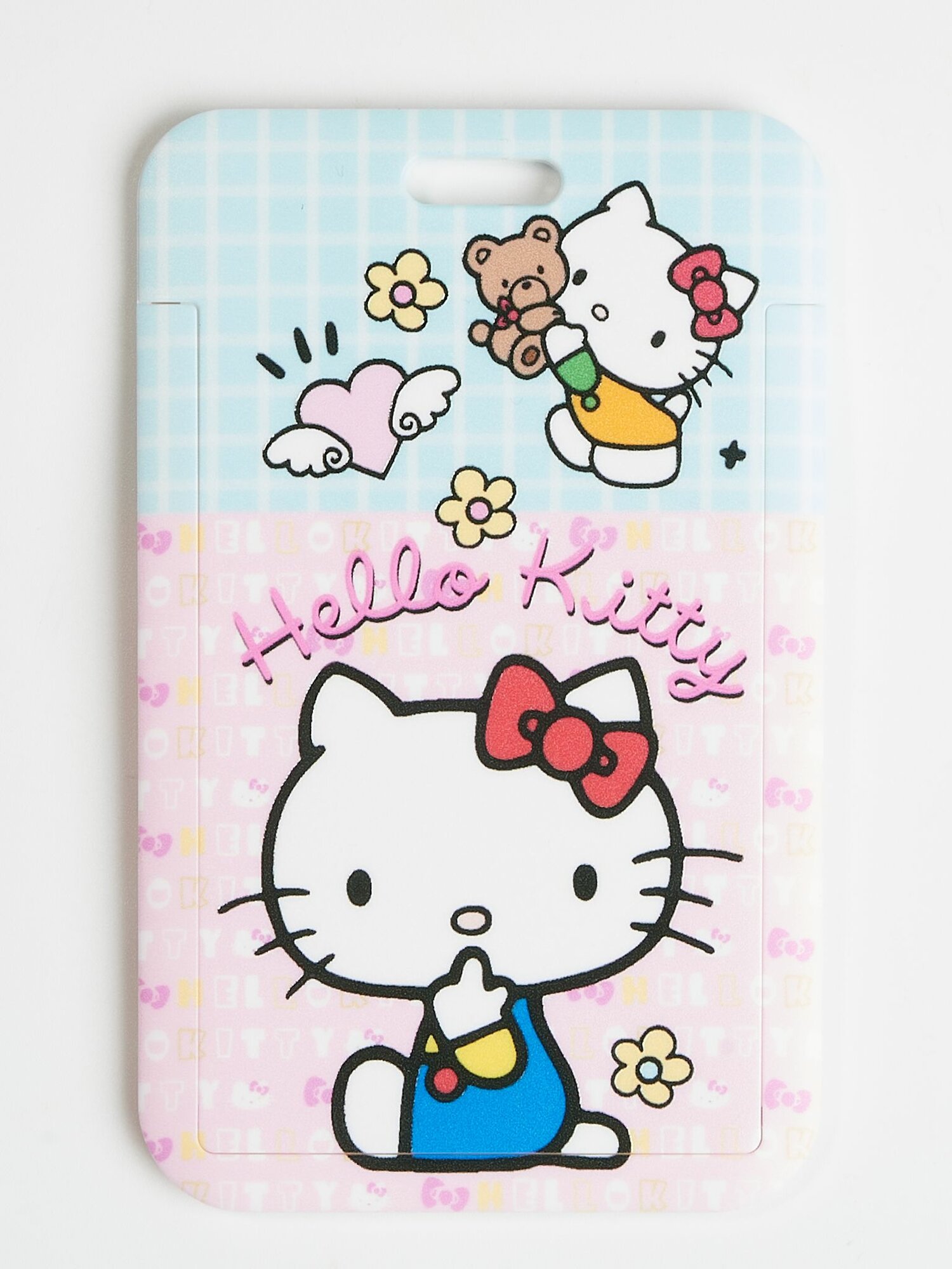 Держатель для бейджа, пропуска, карты с лентой / Хеллоу Китти / Hello Kitty — фото 1