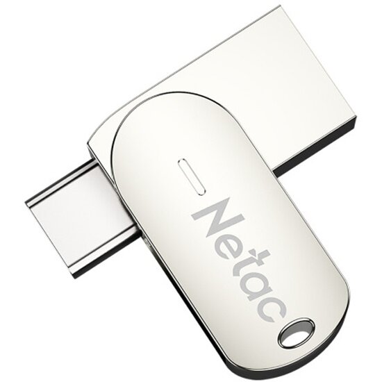 Флешка 32Gb Netac U785 metal USB 3.0 + Type C (NT03U785C-032G-30PN) — фото 1