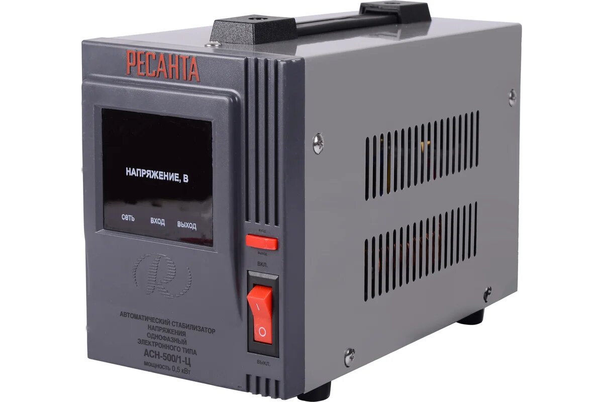 Стабилизатор напряжения Ресанта АСН-500/1-Ц 63/6/1 140-260В