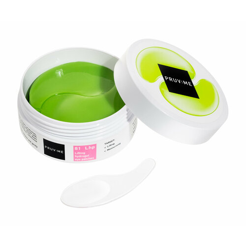 PRUV ME Lhp 81 Lifting hydrogel eye patches Патчи-лифтинг гидрогелевые для глаз с центелой азиатской 60 шт 1275₽