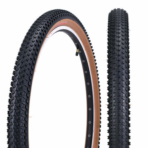 Покрышка для велосипеда COMIRON 26x21 Racer I C-1631 MTB 60TPI BROWN SKIN-WALL 1478₽