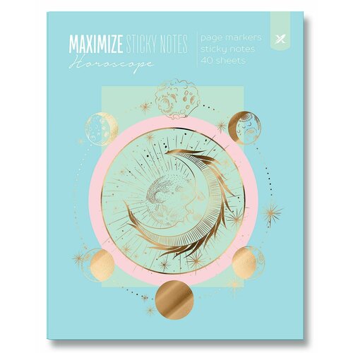 Блоки и закладки LOREX Horoscope самоклеящиеся 70х90 мм 6 пастельных цветов по 40 шт бумажные 280 шт LXSNM-HS 415₽