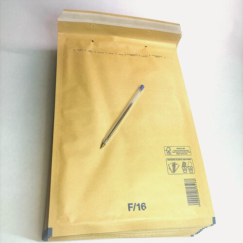 Изображение товара Пакет с пузырьковой пленкой F/16, внутренний размер 220x330 мм, 100 шт.