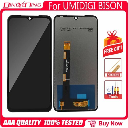 Оригинальный ЖК-дисплей UMIDIGI Bison Pro + сенсорный экран для UMIDIGI Bison 2021, BISON 2022, BISON GT, ЖК-дисплей + инструменты, For Bison Pro