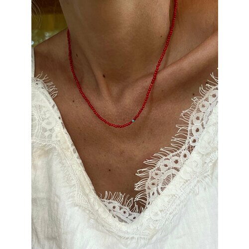 Колье LU Jewel говлит коралл длина 45 см красный 5881₽