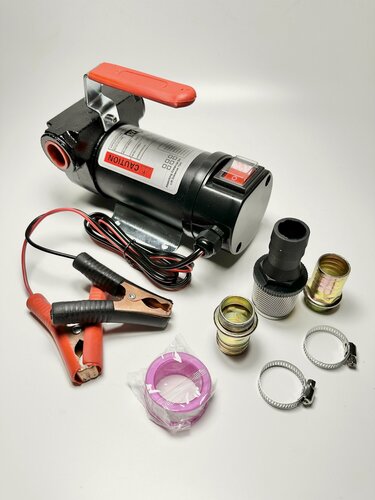 Изображение товара Насос помповый 24V, 175 W, 45 л/мин. для перекачки топлива, технических жидкостей, дизеля, керосина, масел, антифриза