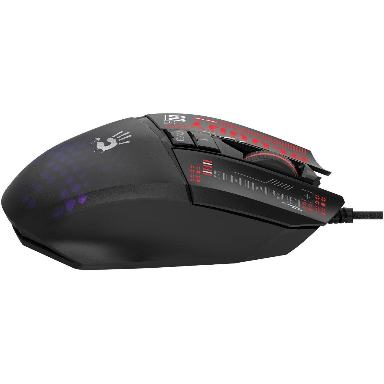 Мышь A4Tech Max Mini черная оптическая (12000dpi) USB (9but) 1931311 - фото №16