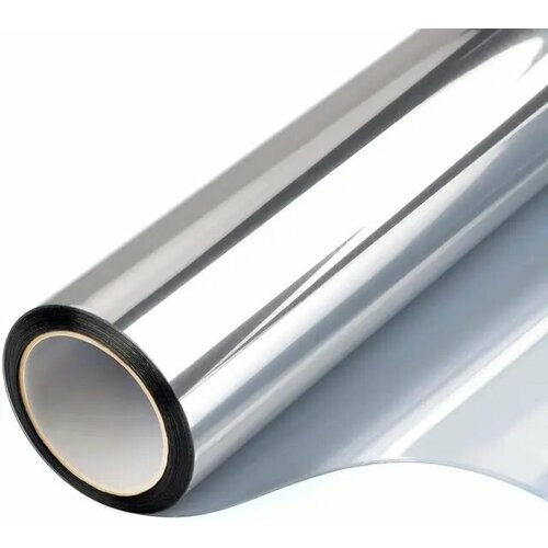 Зеркальная пленка для окон w25cm x h100cm Серебряный 174₽