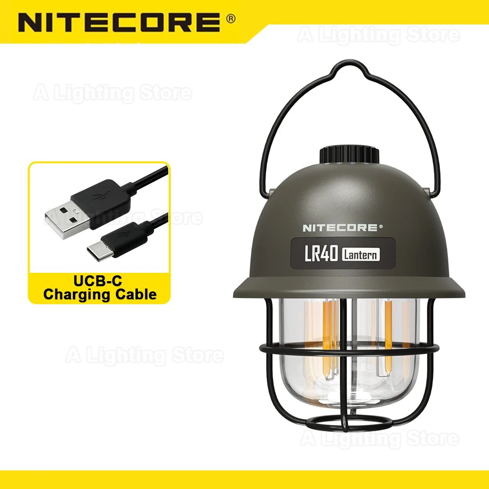 NITECORE LR40 Фонарь для кемпинга, Army Green