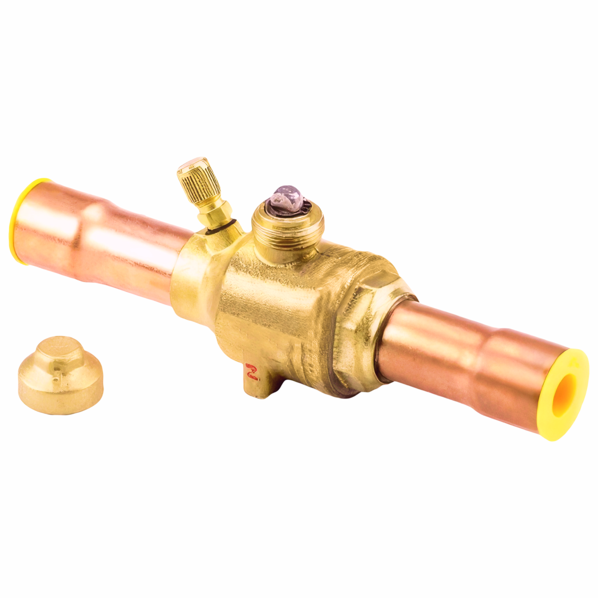 Вентиль шаровый 7/8" Becool BC-BVa-78 с серв. штуцером