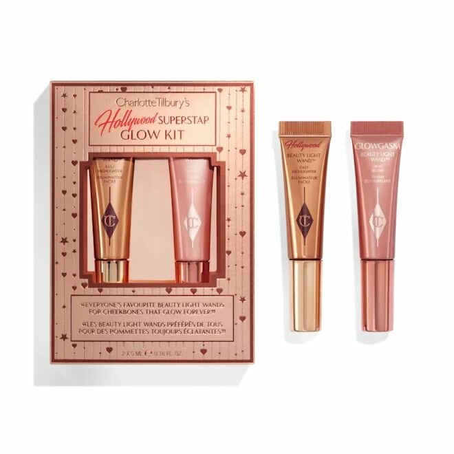 Charlotte Tilbury Подарочный набор хайлайтеров DREAMY SUPERSTAR GLOW KIT 2x5 мл