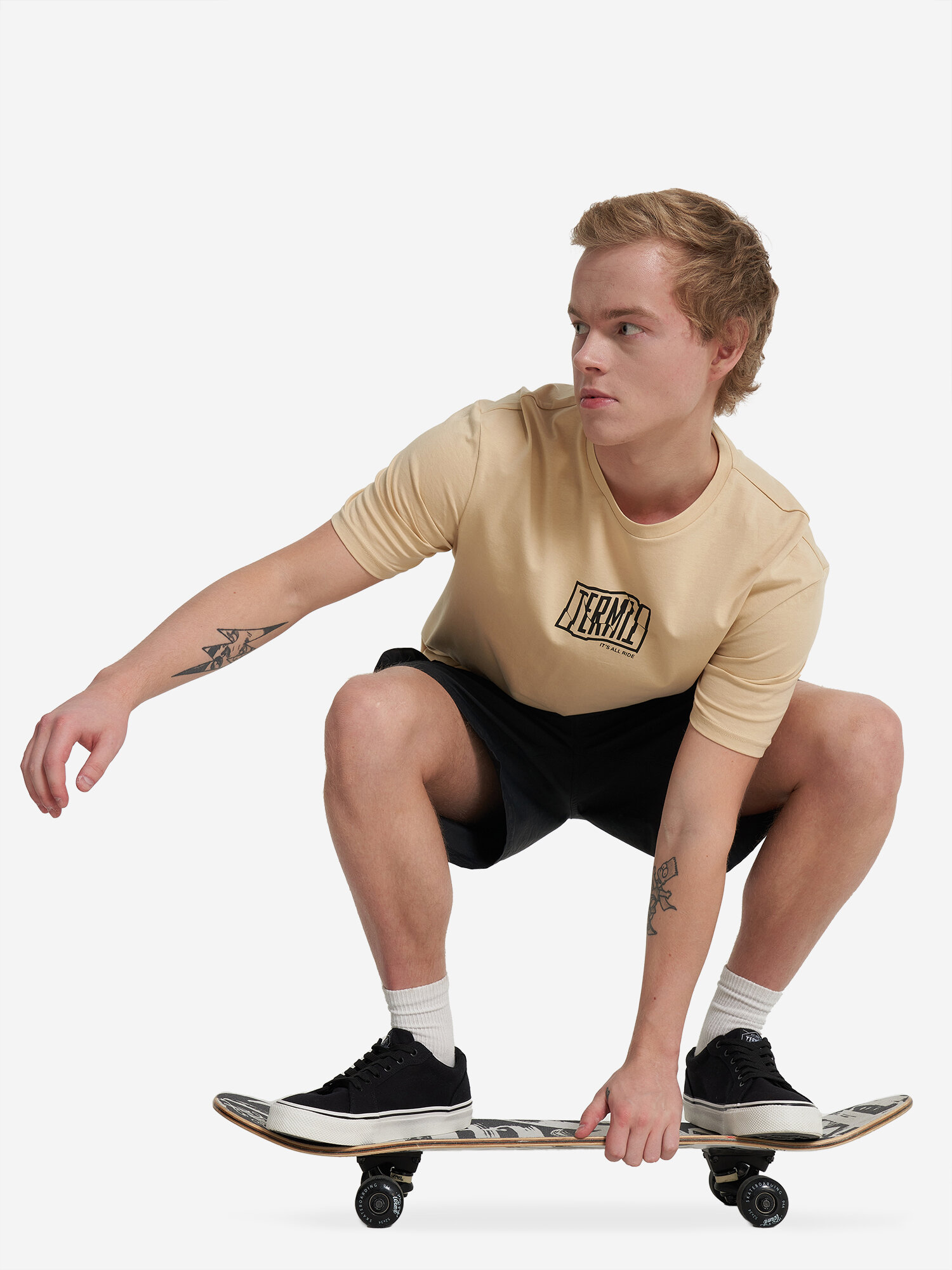 Футболка Termit, размер 54, бежевый — фото 1