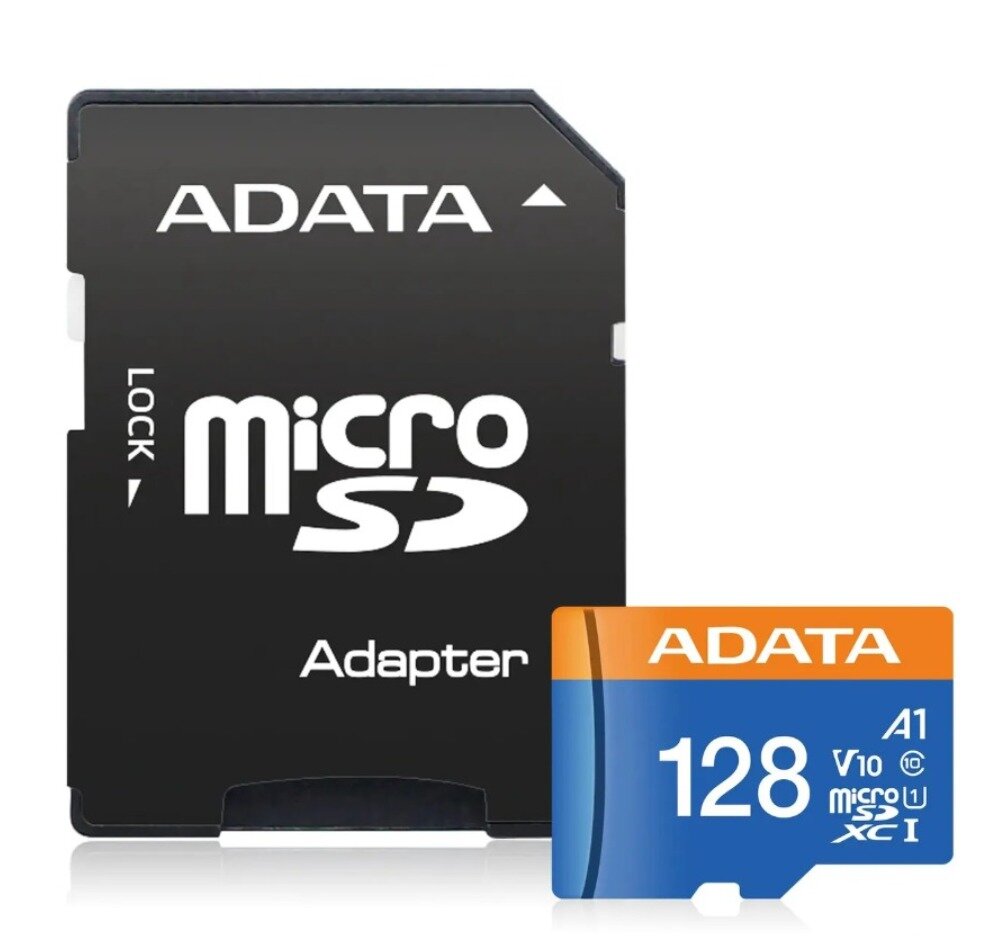 Карта памяти microSDXC UHS-I U1 A-Data Premier Pro 128 ГБ, (AUSDX128GUICL10A1-RA1)