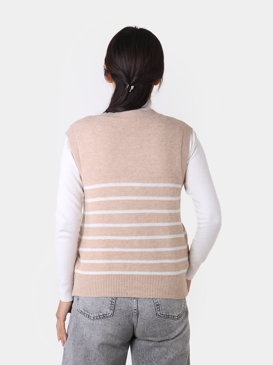 Кардиган , размер One Size, светло-бежевый — фото 1