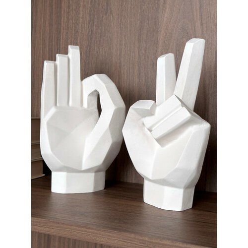 фото Статуэтка жест ok и peace 22см craftar