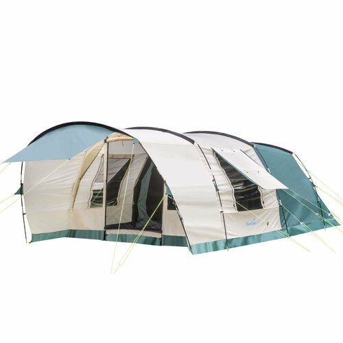 Decathlon Палатка кемпинговая туннельная Hafslo 5 Sleeper Protect, 5-местная, 1-2 спальни