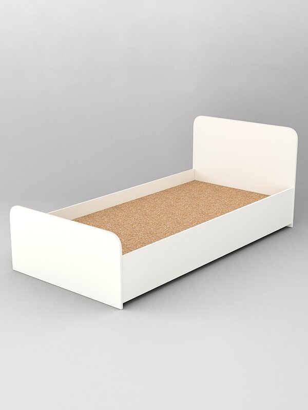 Кровать односпальная №1, Белый. Производитель товара - компания Westcom.