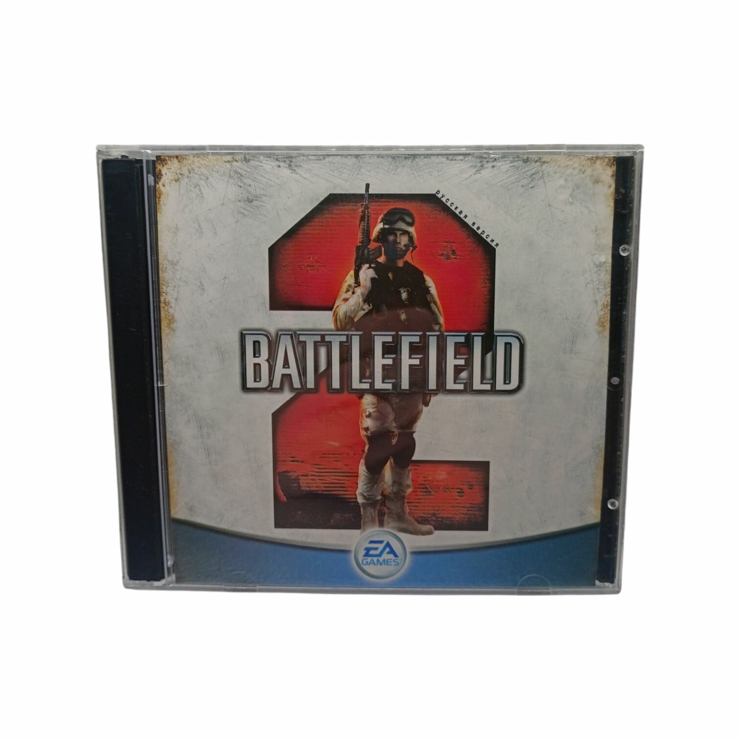 Винтажная компьютерная игра Battlefield 2, год выпуска 2005