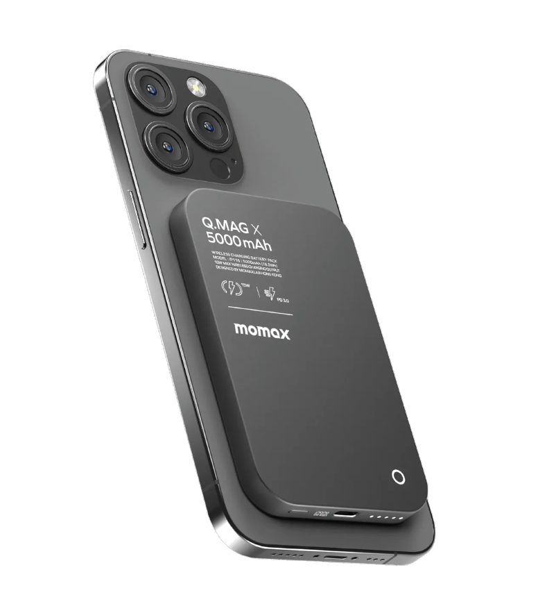 Портативное зарядное устройство Momax IP116A Q.Mag X 5000mAh Black (IP116AD)