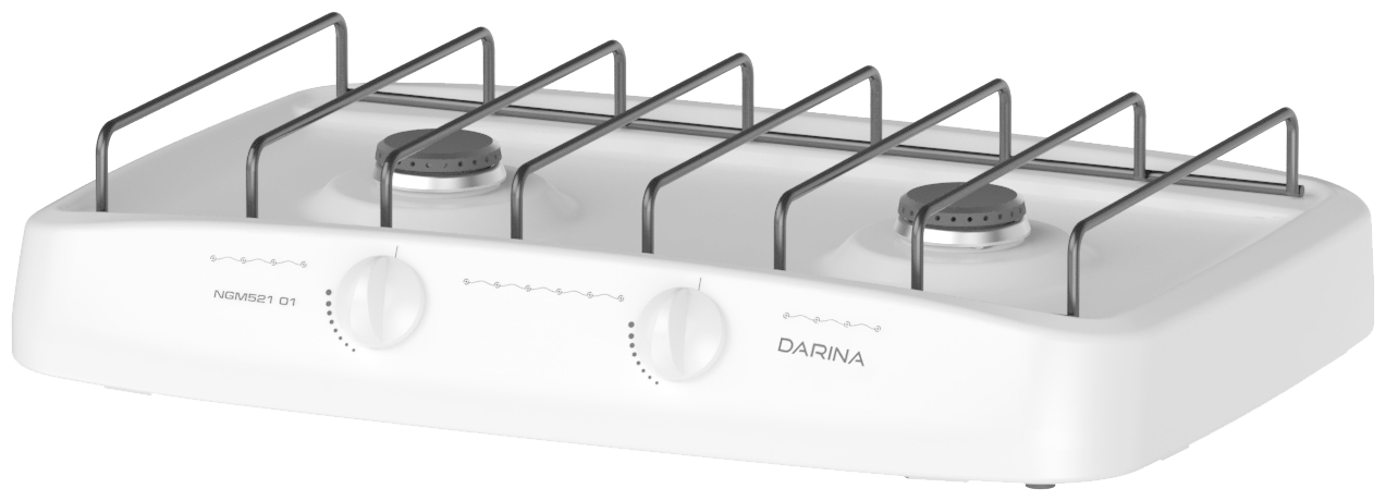Плитка газовая Darina LNGM 521 01 W настольная