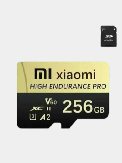 Карта памяти Micro SD MI, 64 GB, 128 GB, 256 GB, 512 GB, 1 TB, 2 TB с адаптером — фото 1