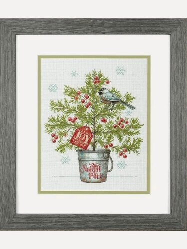 Изображение товара 70-09624 Набор для вышивания крестом Holiday Tree/Праздничное дерево DIMENSIONS