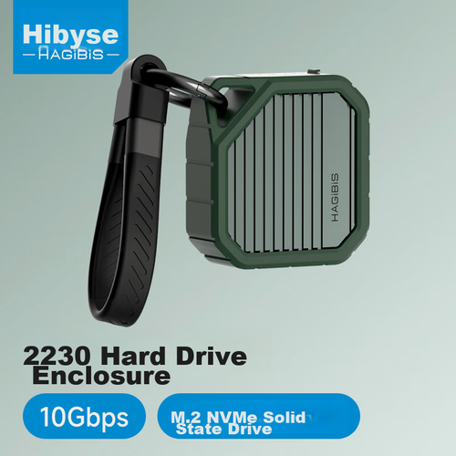 Изображение товара Hagibis 2230 Hard Drive Enclosure, M.2 Portable SSD Nvme External Hard Drive Case, Type-C Interface, Compatible with Apple IPhone 16, IPad, Laptop SSD Reader