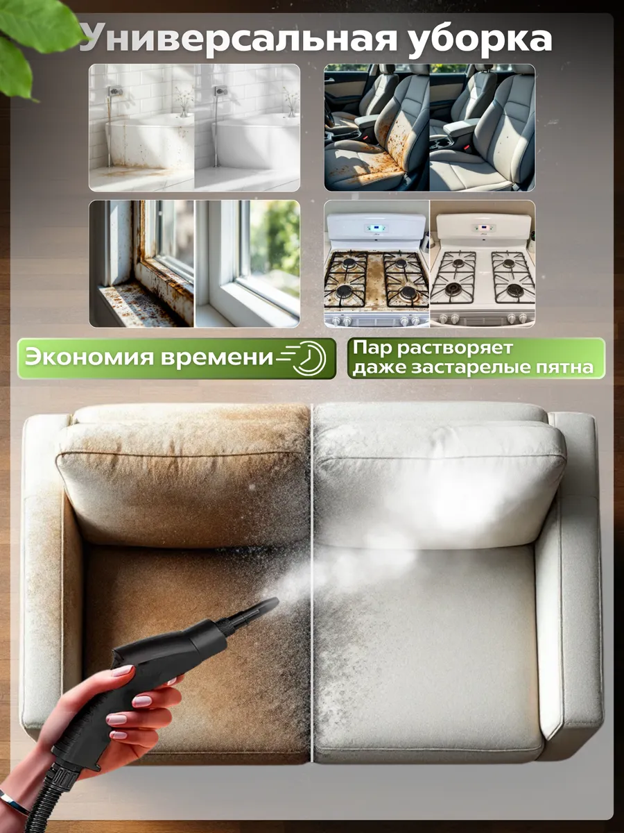 Пароочистители Xiaomi Пароочиститель для уборки дома многофункциональный мощный