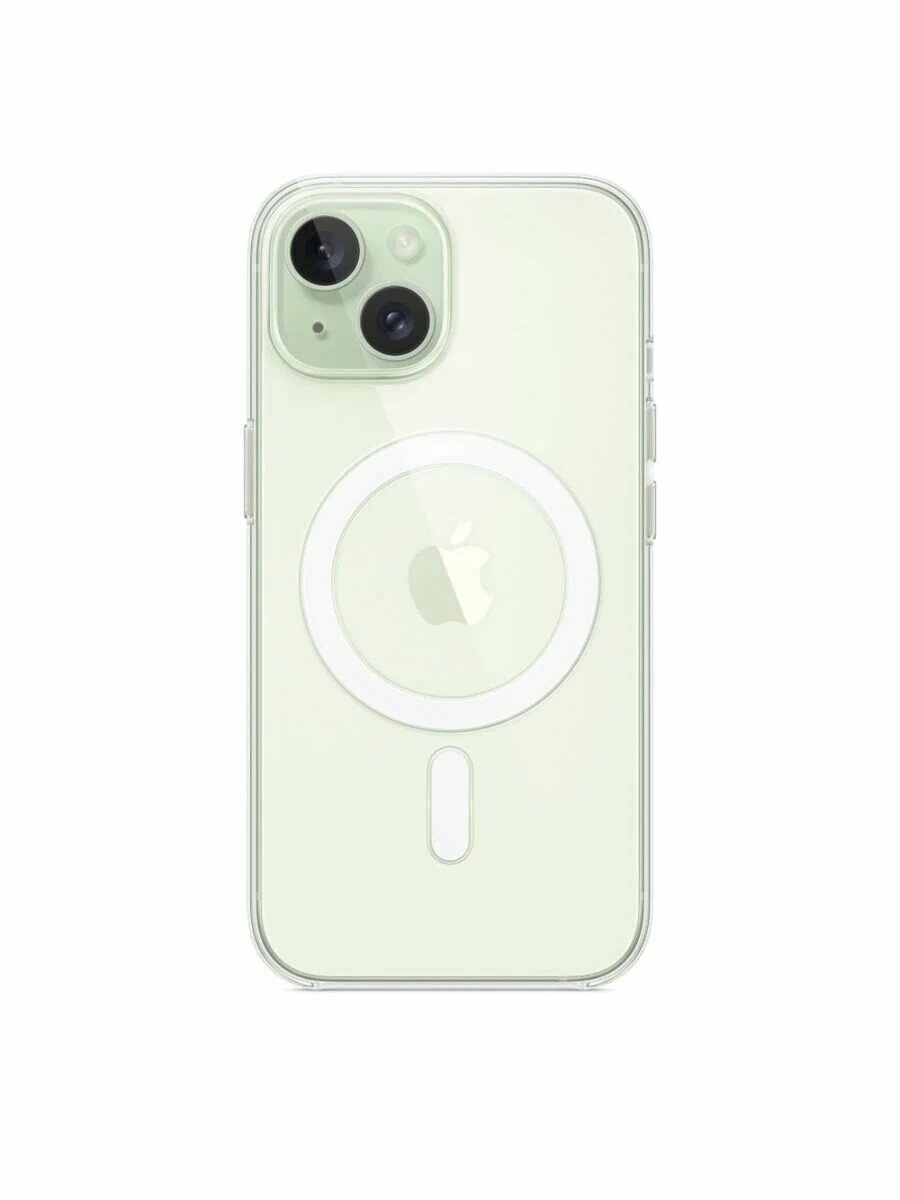 Оригинальный чехол Apple для iPhone 15 Clear Case with MagSafe MT203ZM/A прозрачный — фото 1