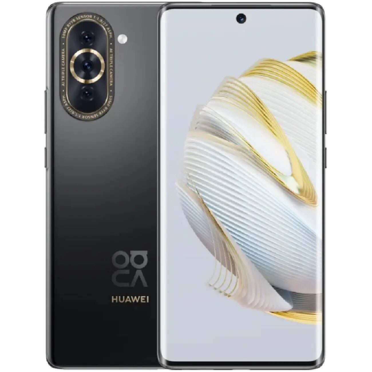 Смартфон Huawei Nova 10 8/128 GB Shining Black, AMOLED, Пластик, Пластик, 2400 МГц, 2G