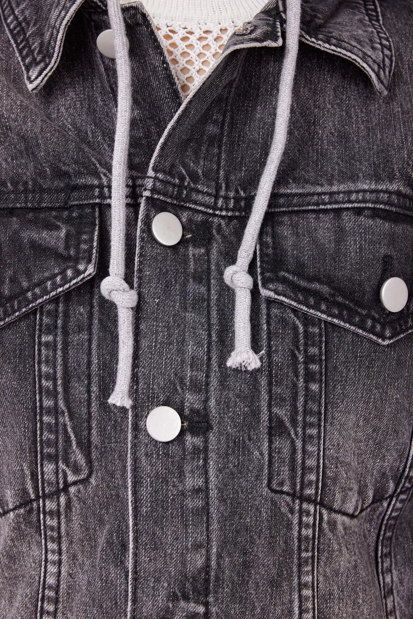 Куртка джинсовая Selfie, размер M, серый — фото 1