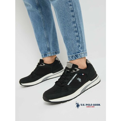 фото Кроссовки u.s. polo assn., полнота 6 (ru)/ на среднюю стопу, размер 40, черный