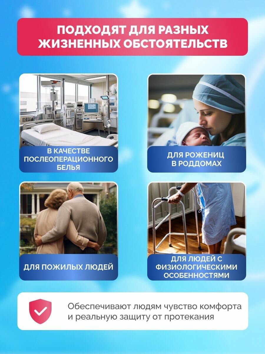 Изображение Впитывающие подгузники-трусы для взрослых Giggles 30 шт.