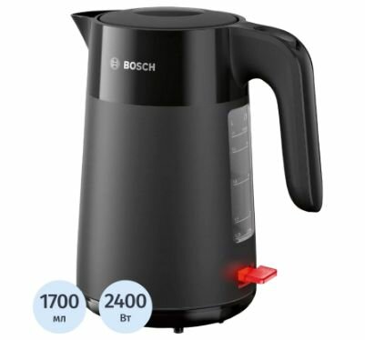 Чайник электрический Bosch TWK 2M163 чёрный