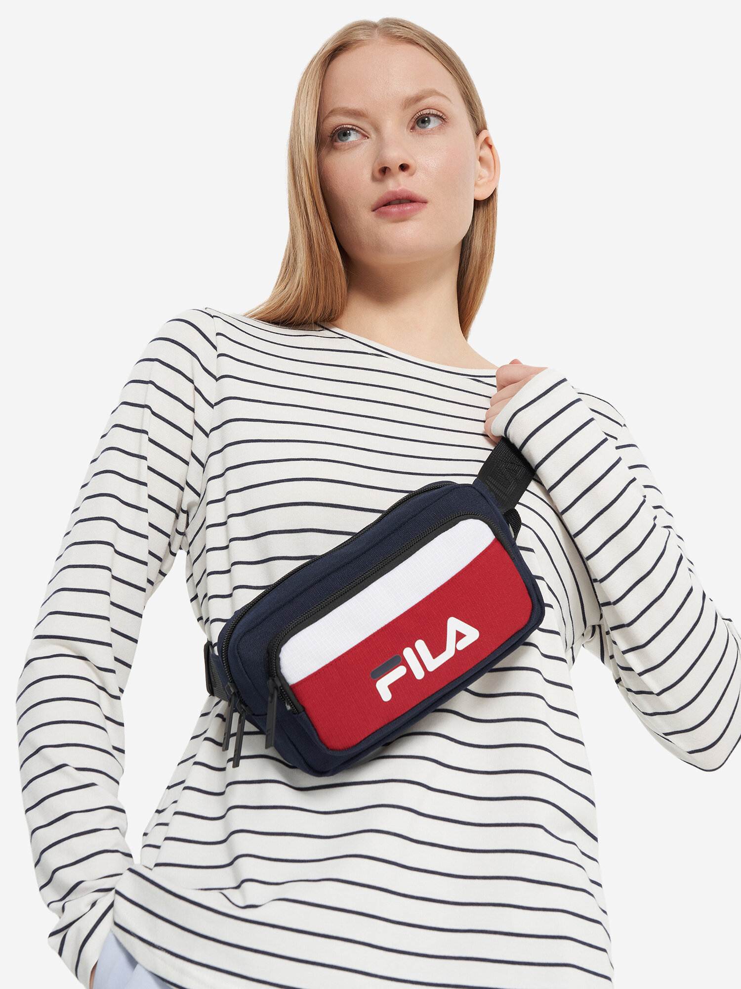 Сумка Fila Unisex belt bag, синий/красный